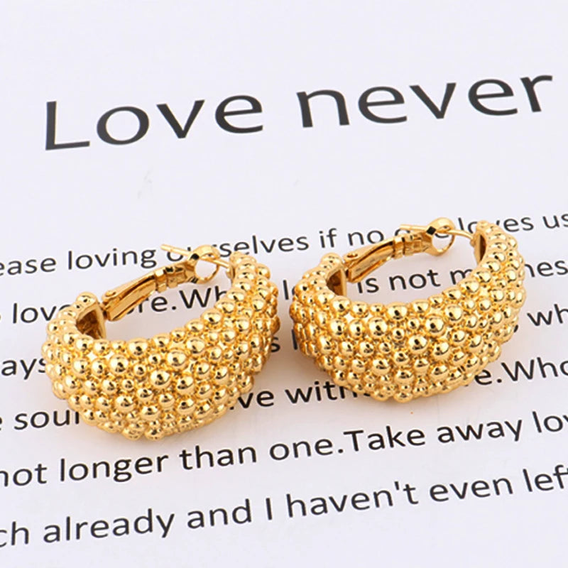 Arab Luxury Gold Plated Bracelet Ring Earrings Necklace for Women Fashion Design Wedding Jewellery Gift