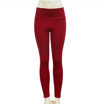 High Elastic Yoga Pants With Pockets For Women Stretch Leggings For Jogging Workout And Running Gym Tights For Women Size M - Gray